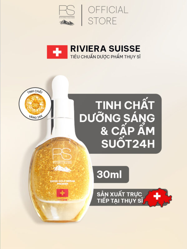 Serum Tinh Chất Vàng 24K Thụy Sĩ Swiss Gold Serum Premier 40ml
