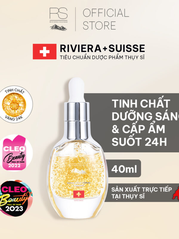 Serum Tinh Chất Vàng 24K Thụy Sĩ Swiss Gold Serum Premier 40ml