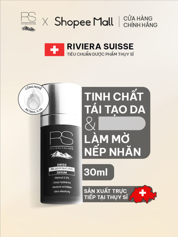 Serum Chống Nếp Nhăn Swiss Rejuvenating Serum 30ml (Retinol 0.3%)